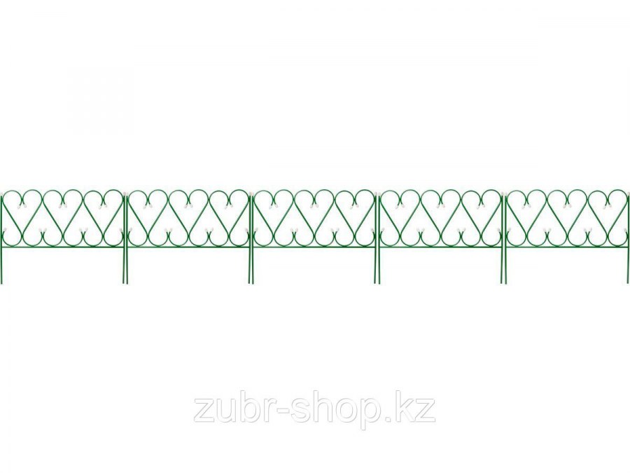 Забор декоративный Grinda "Ренессанс", металлический, 50x345см (арт. 422263)