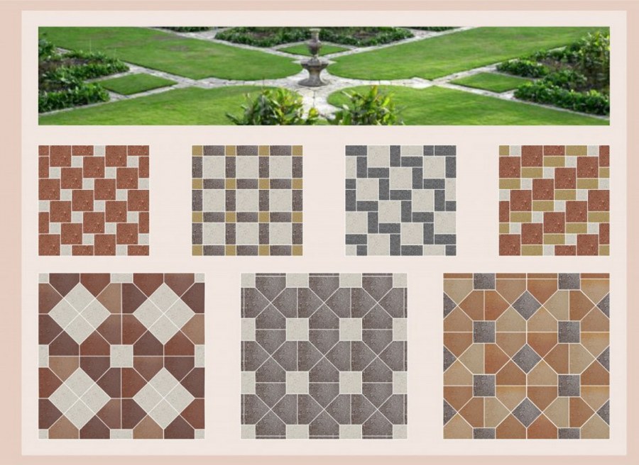 Раскладка квадратной плитки