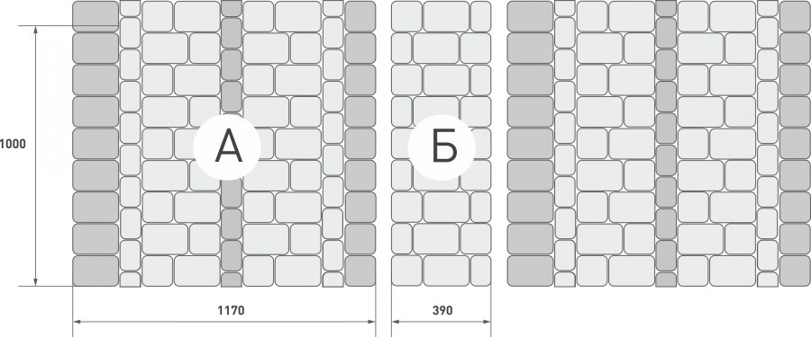 Старый город плитка тротуарная схема раскладки два цвета
