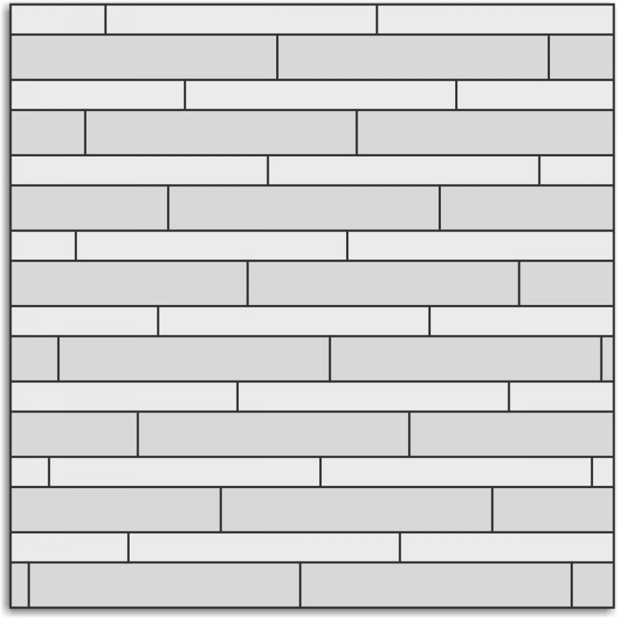Трехцветная раскладка тротуарной плитки