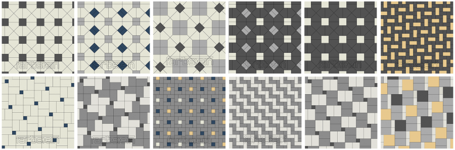 Схема укладки брусчатки