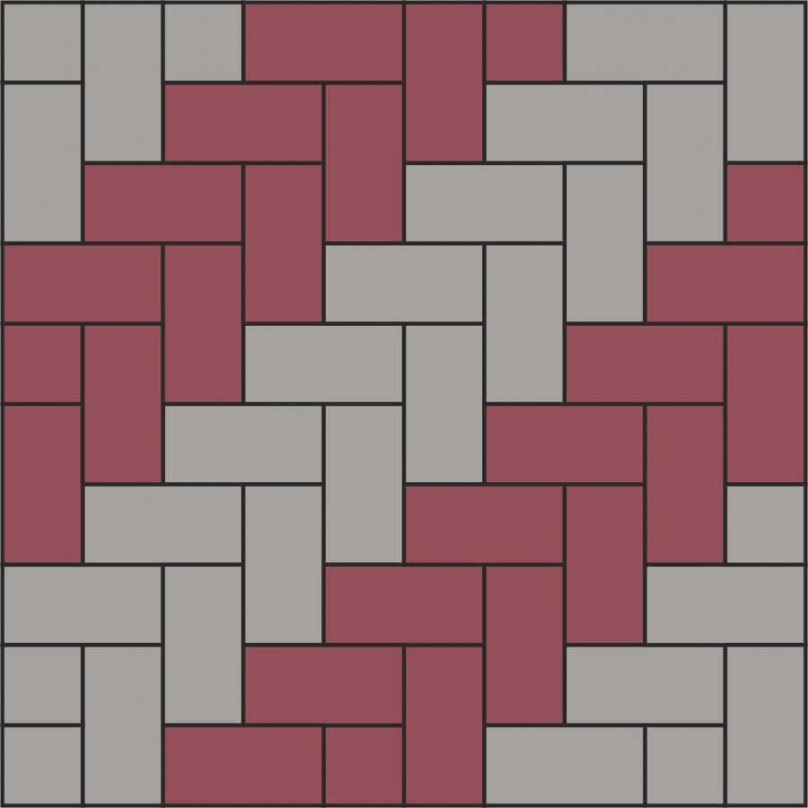 Раскладка брусчатки варианты 100х200