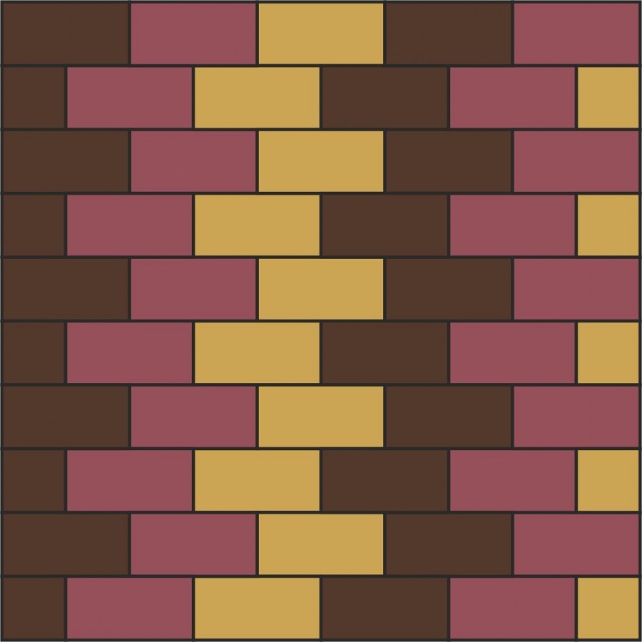 Раскладка плитки в ванной увеличивающая пространство