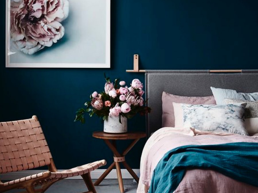 Гостиная голубая Неоклассика