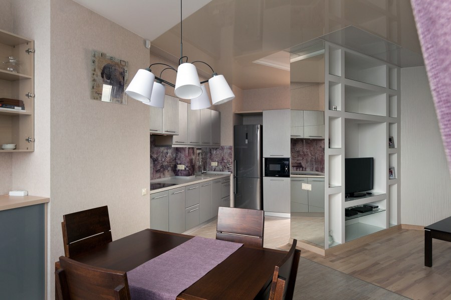 Колонна в однокомнатной квартире