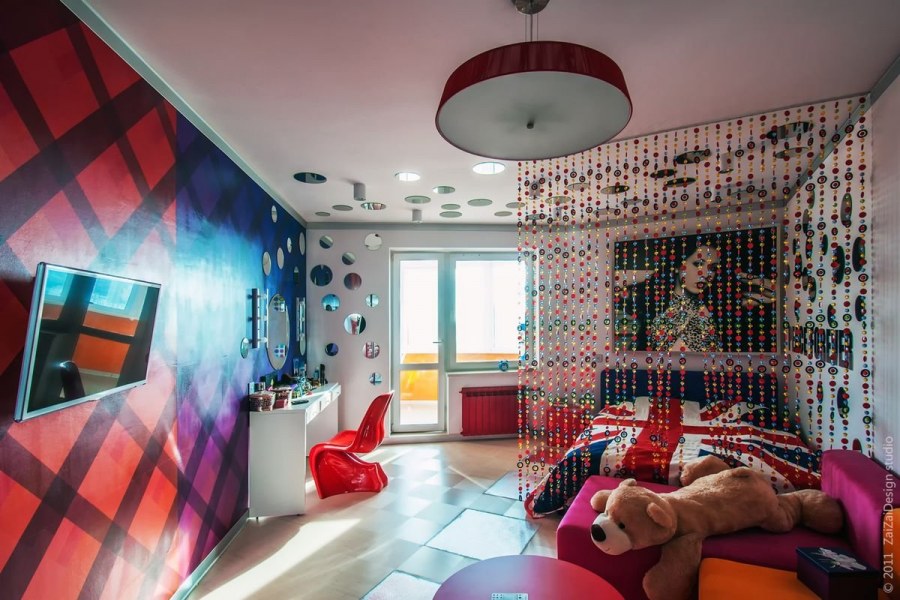 Спальня в стиле поп арт