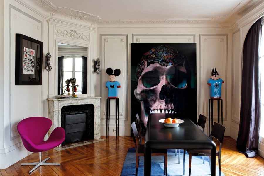 Интерьер с элементами искусства