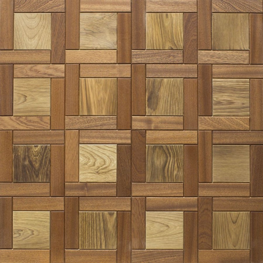 Деревянная мозаика декор