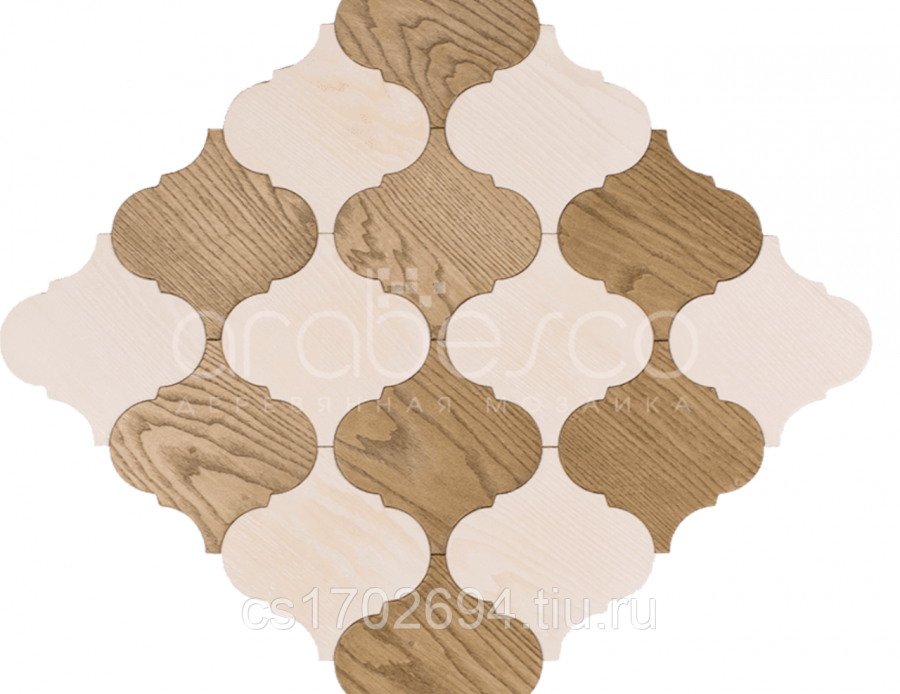 Мозаика из дерева на кухню