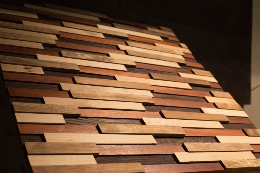 Деревянная мозаика для стен