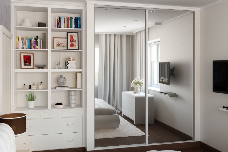 Встроенные шкафы купе икеа