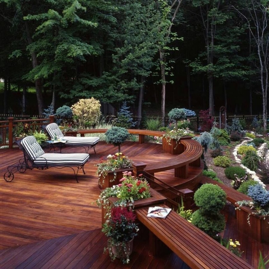 Террасы в ландшафте