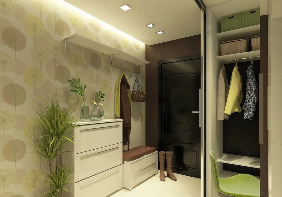 Дизайнерская отделка коридор