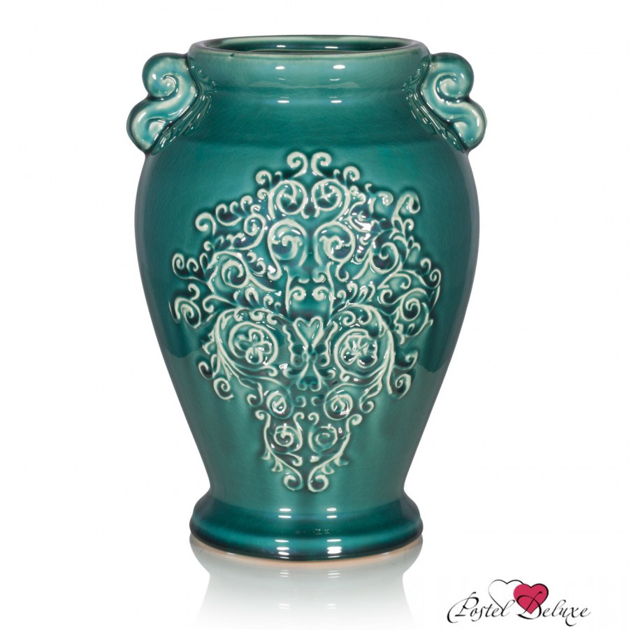 Ваза керамика бирюзовая