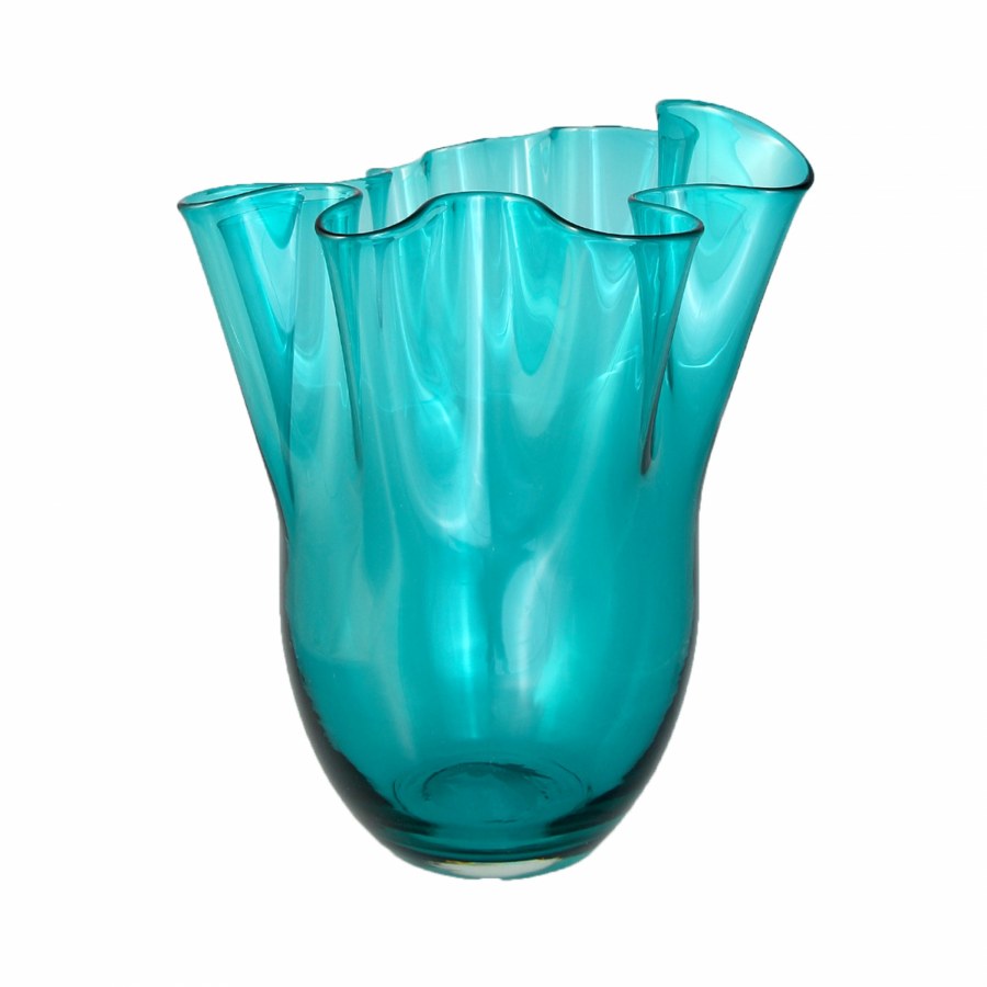 Ваза керамическая бирюзовая