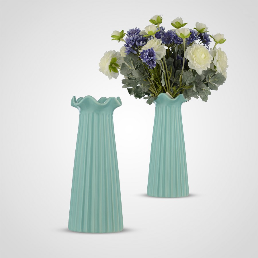 Бирюзовая ваза