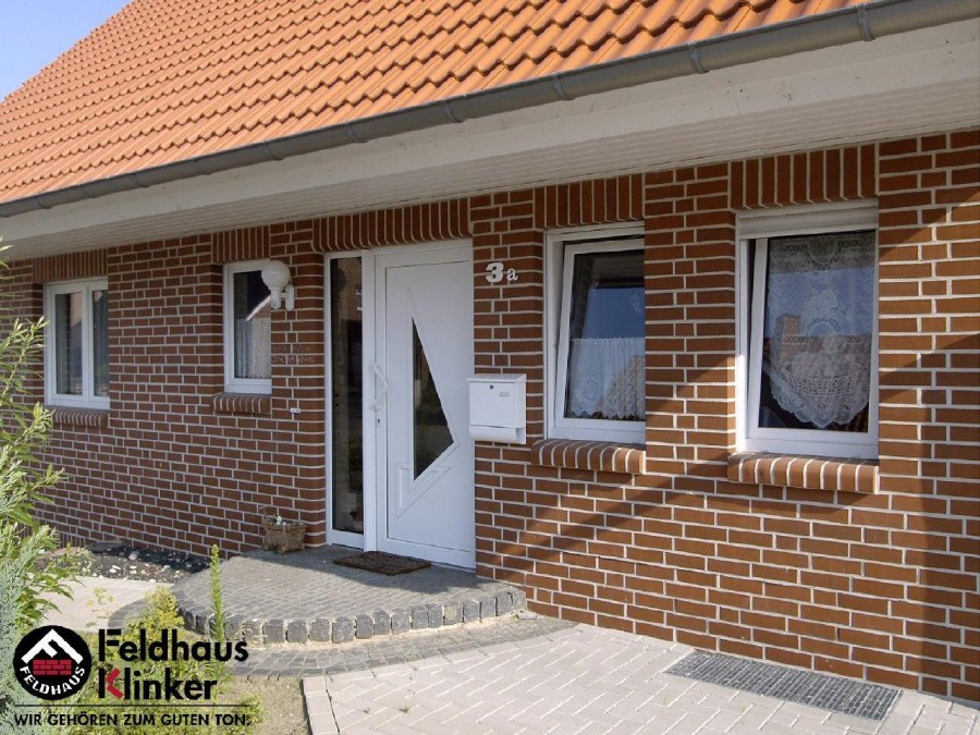 Отделка фасада клинкерной плиткой