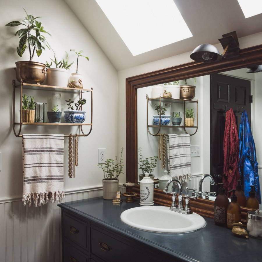 Бохо ванная Сканди