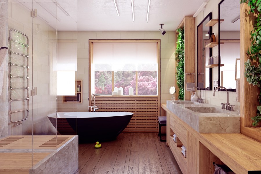 Дачный ответ ванная комната с душевой