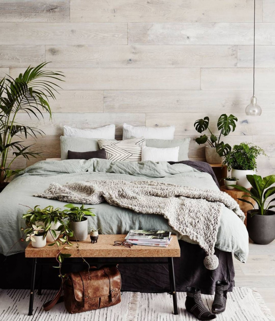 Спальня в природном стиле