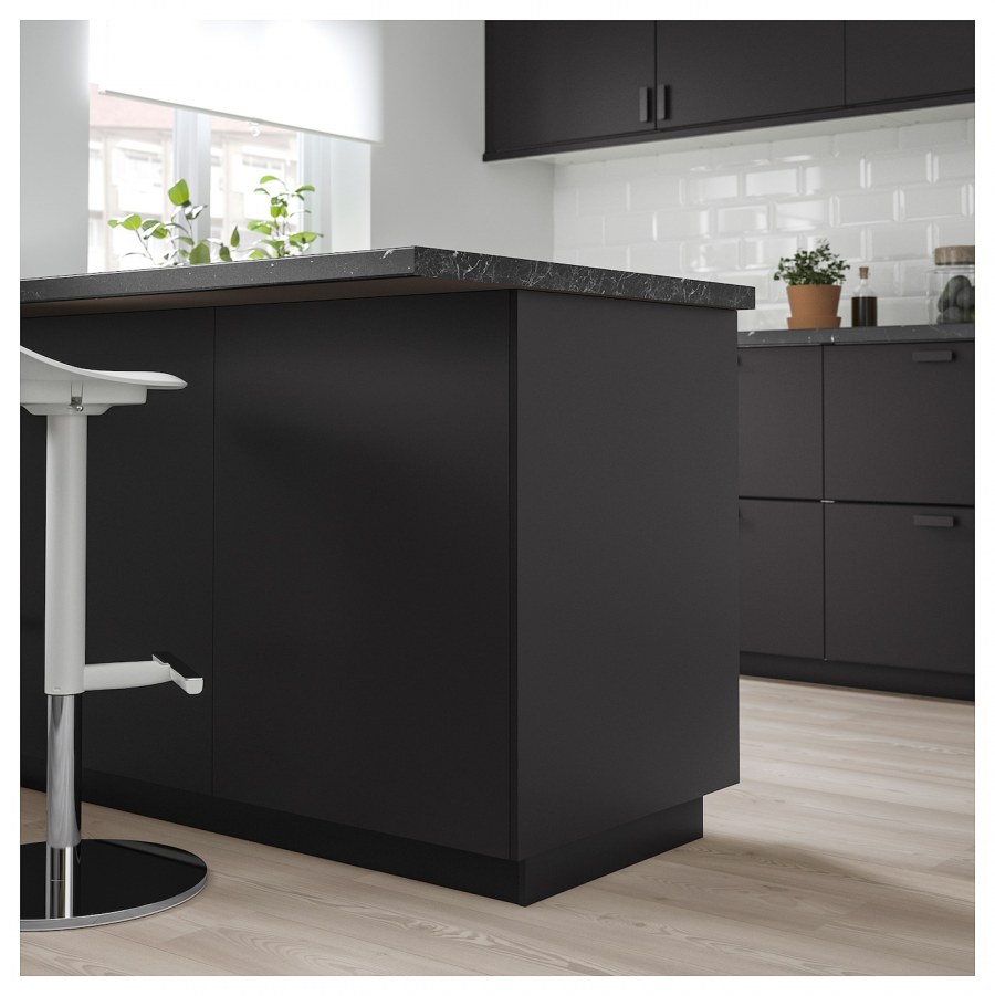 Кунгсбакка кухня икеа антрацит