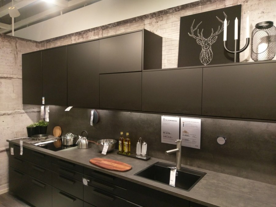 Кухня икеа Кунгсбакка с Экестад