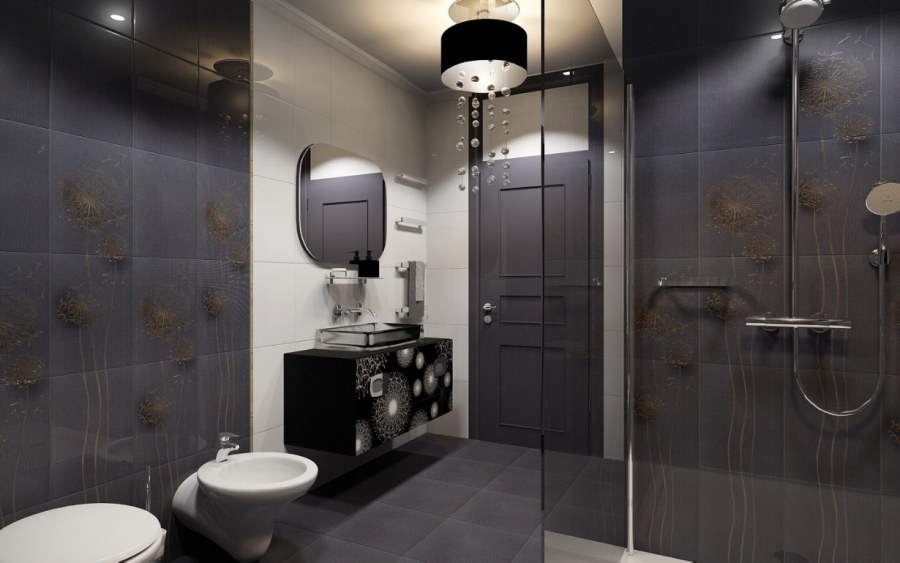 Церсанит плитка с одуванчиками