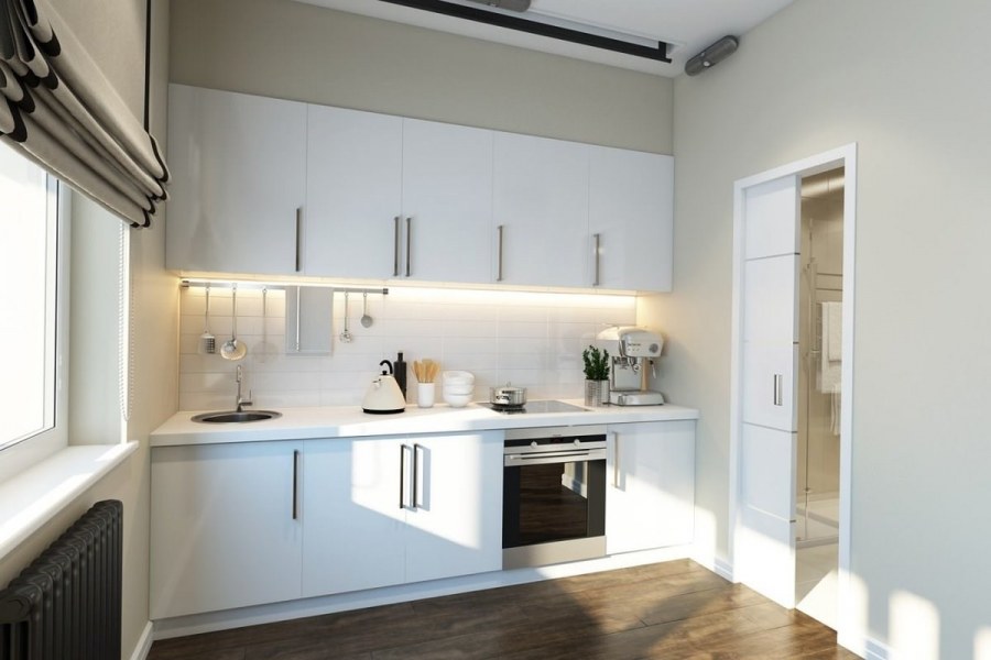 Небольшая кухня в современном стиле