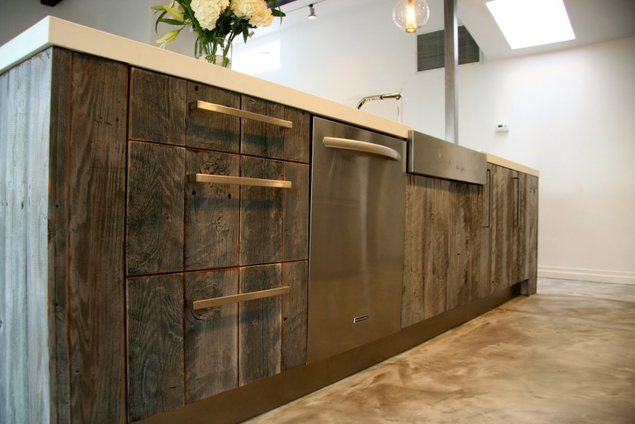 Кухонные шкафы в стиле лофт