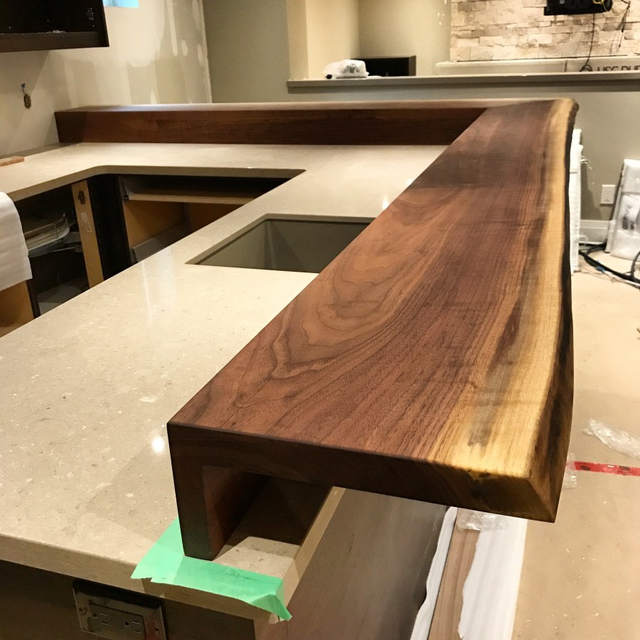 Барная столешница из дерева