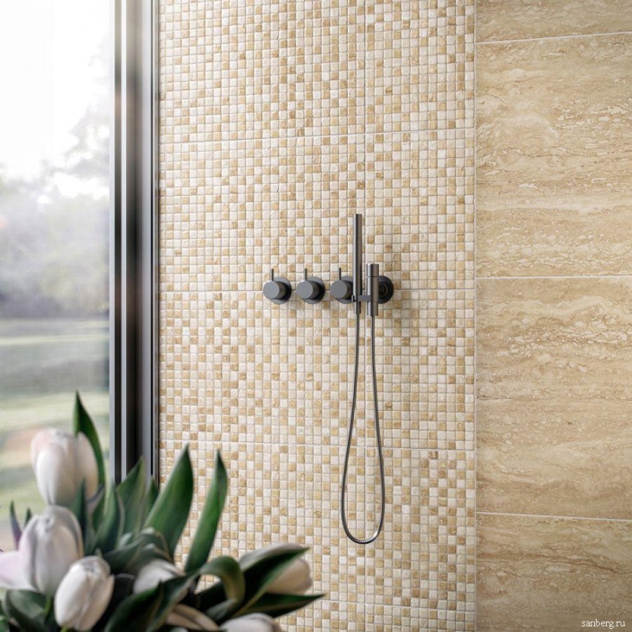 Плитка настенная Domino Cristal crema