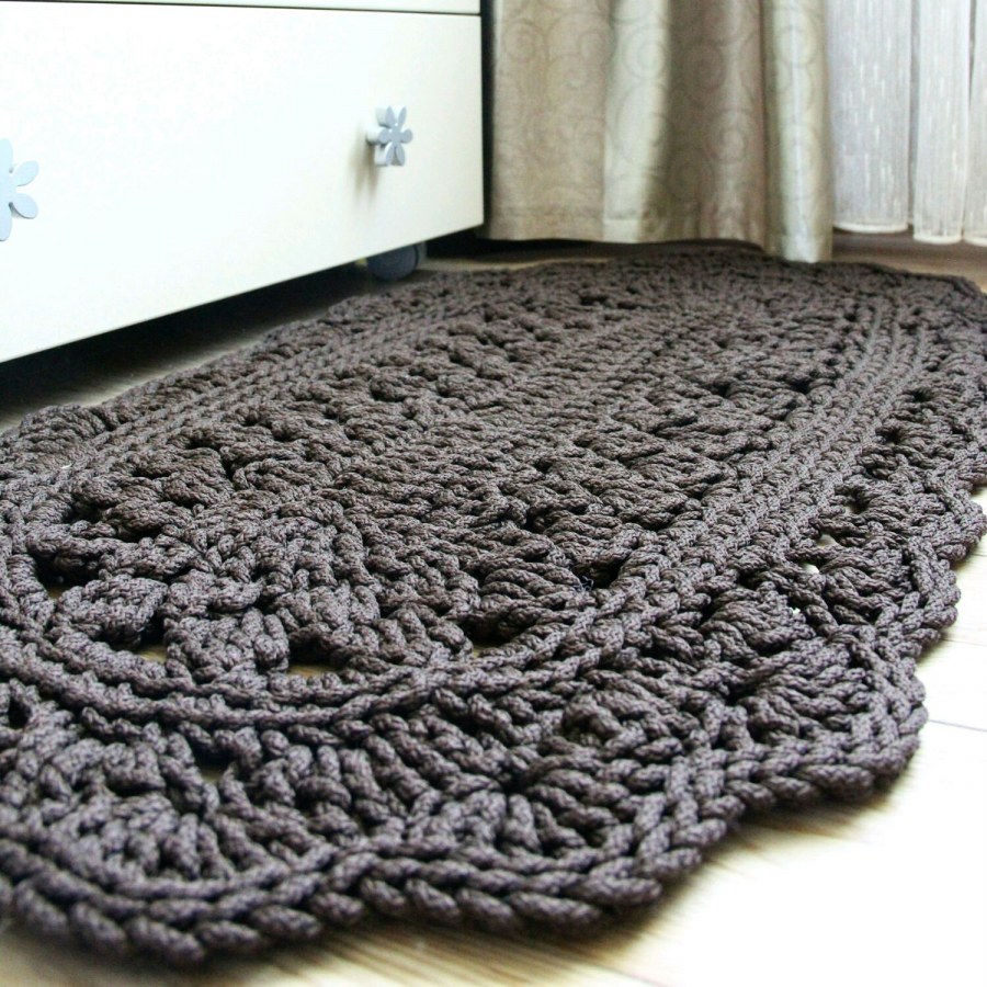 Ковер из шнура