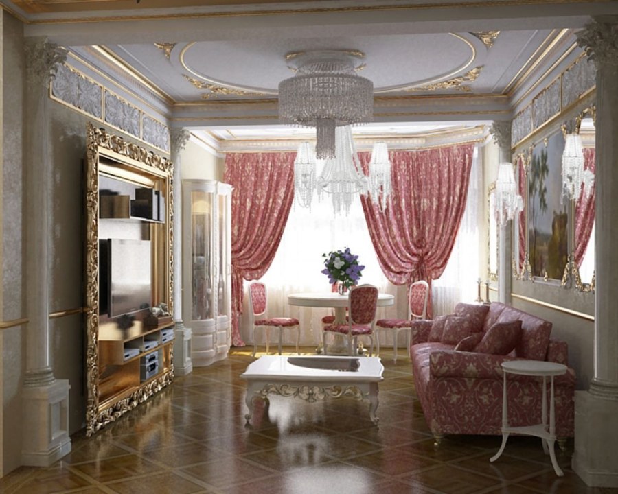 Зал в стиле Ампир