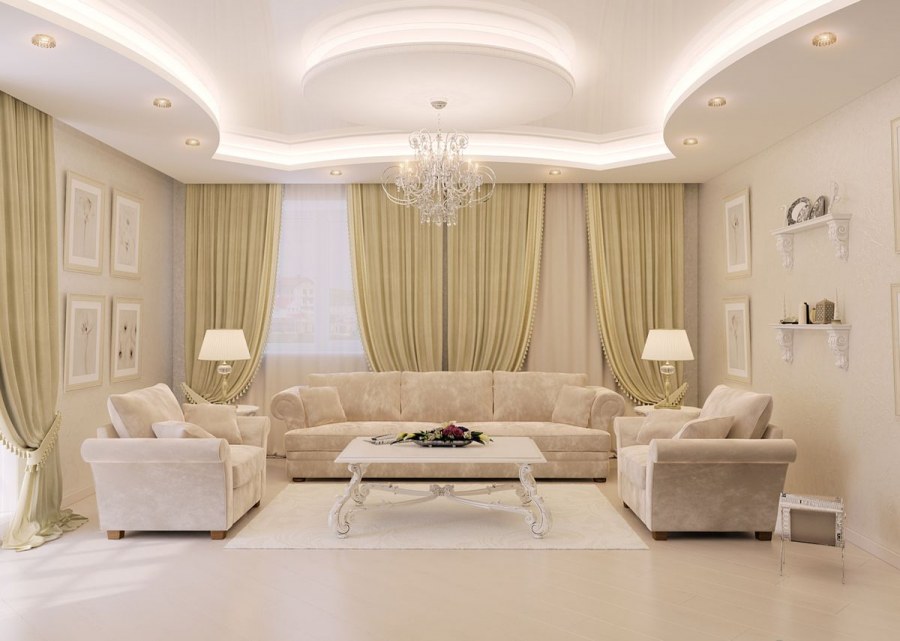 Стильные потолки