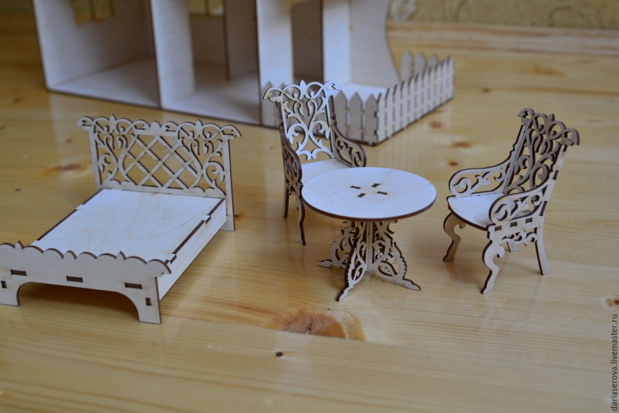 Кукольная мебель из фанеры
