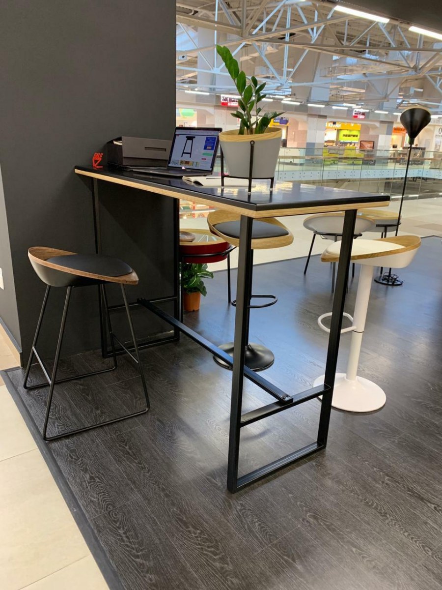 Стойка барная 1638w белый