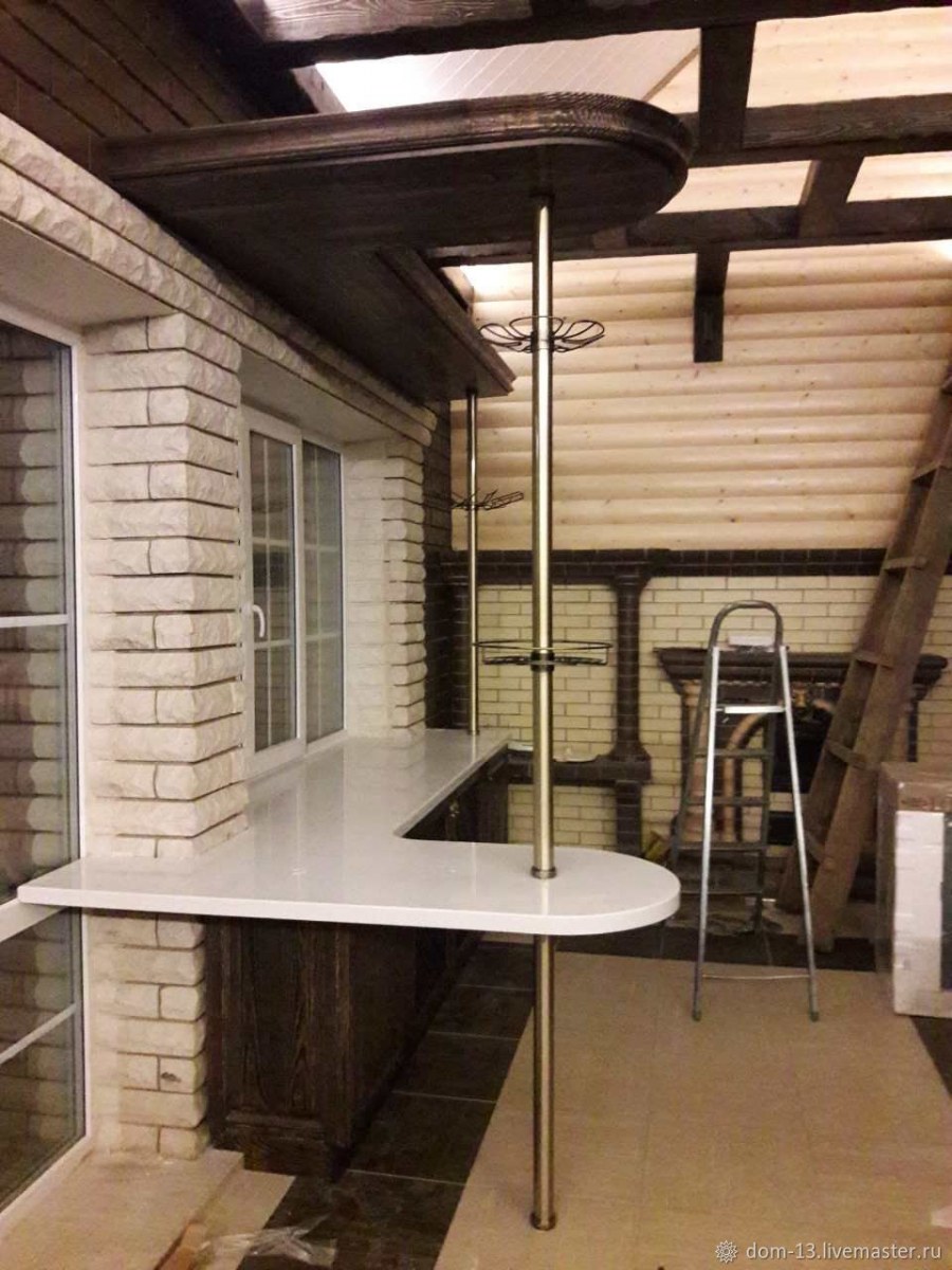 Барная стойка на террасе