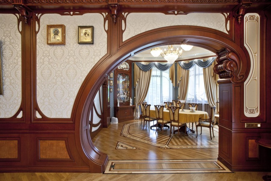 Модерн ар нуво интерьер