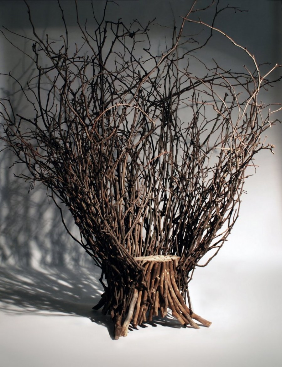 Забор из коряг