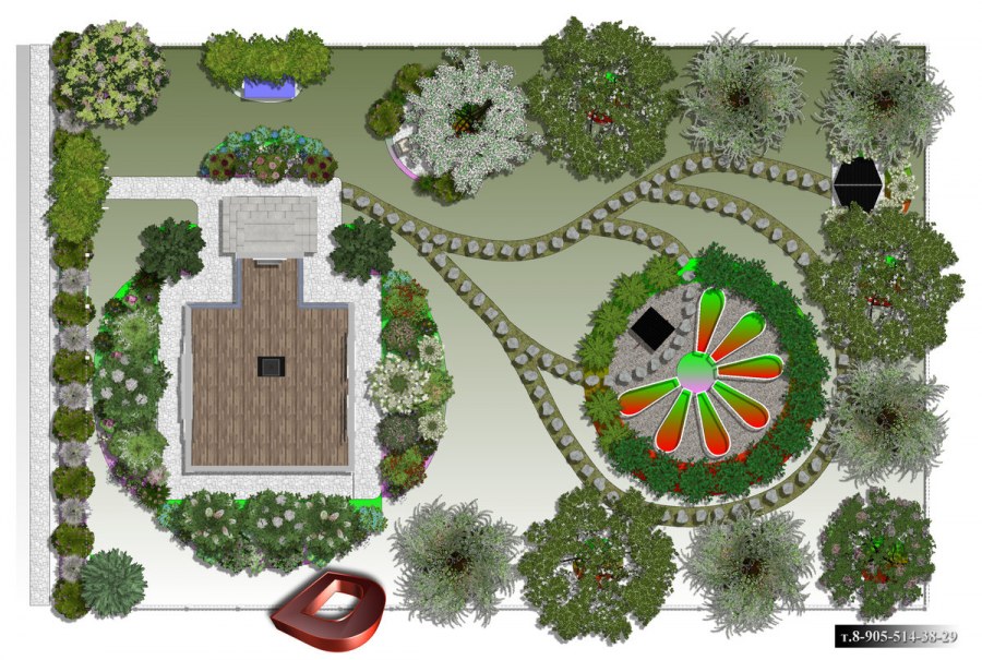 Дендроплан ландшафтного