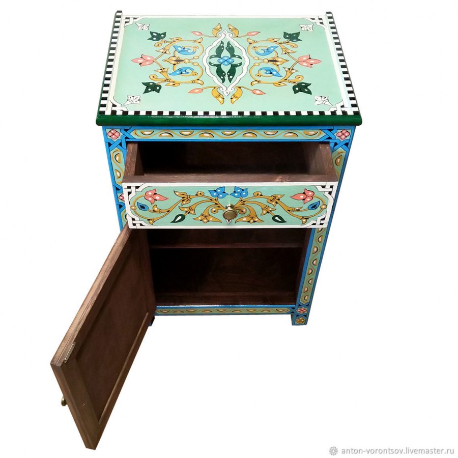 Тумбочка прикроватная в Восточном стиле