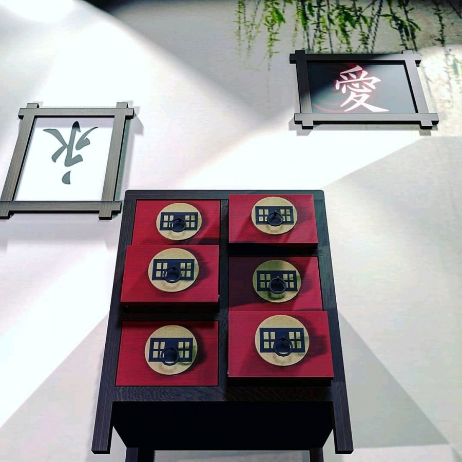 Комод в китайском стиле