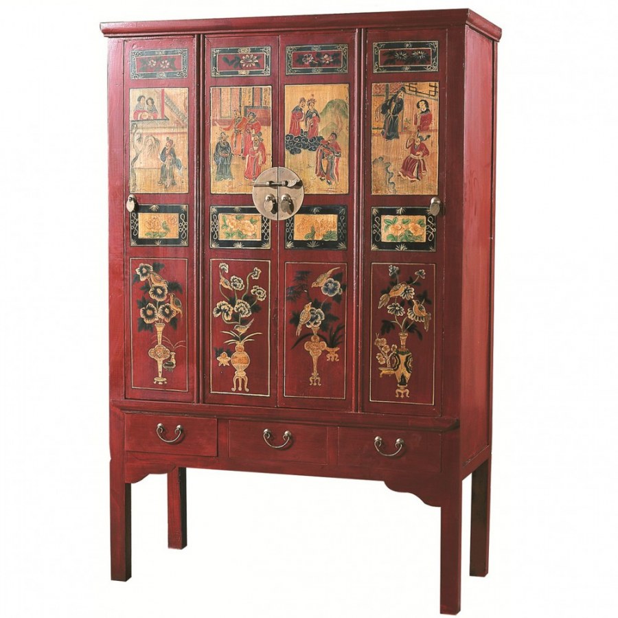 Тумба круглая прикроватная с ящиками