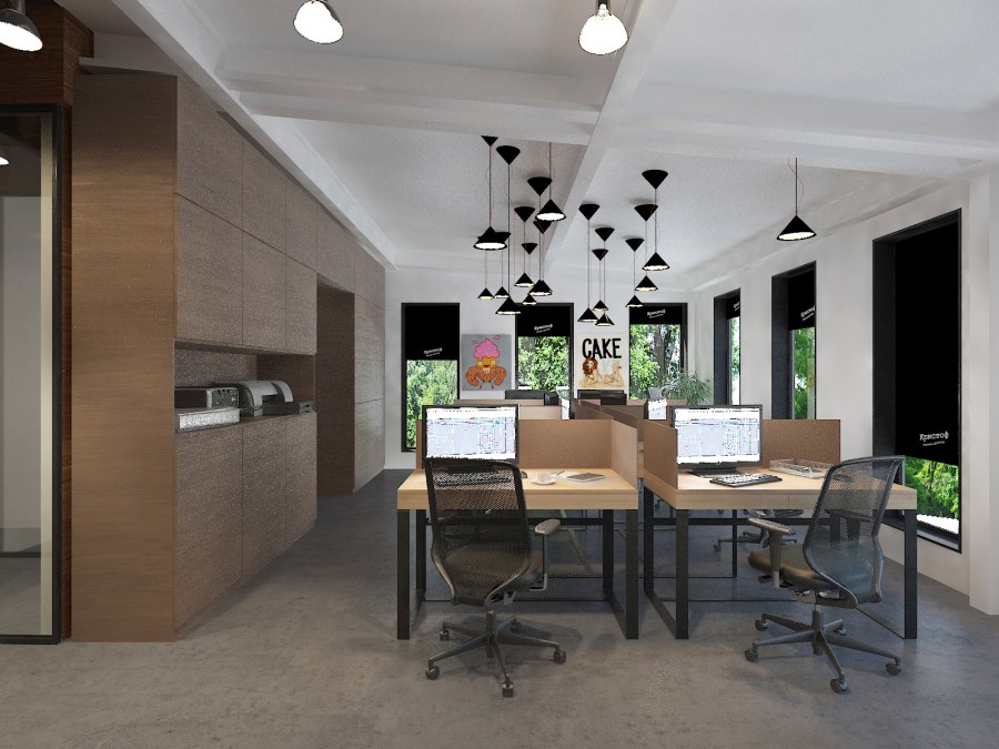 Офис дизайнерской студии