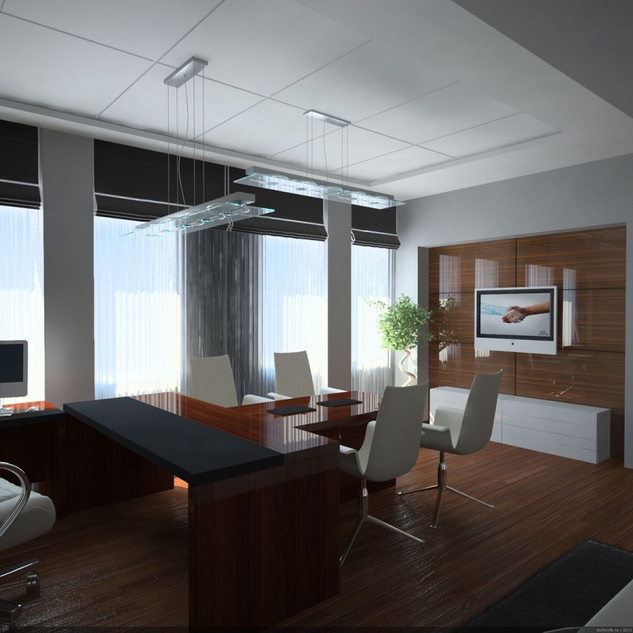 Кабинет руководителя интерьер современный