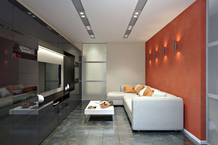 Современный интерьер маленькой квартиры