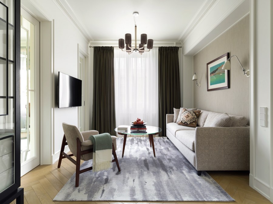 Дизайн спальни хозяев квартиры