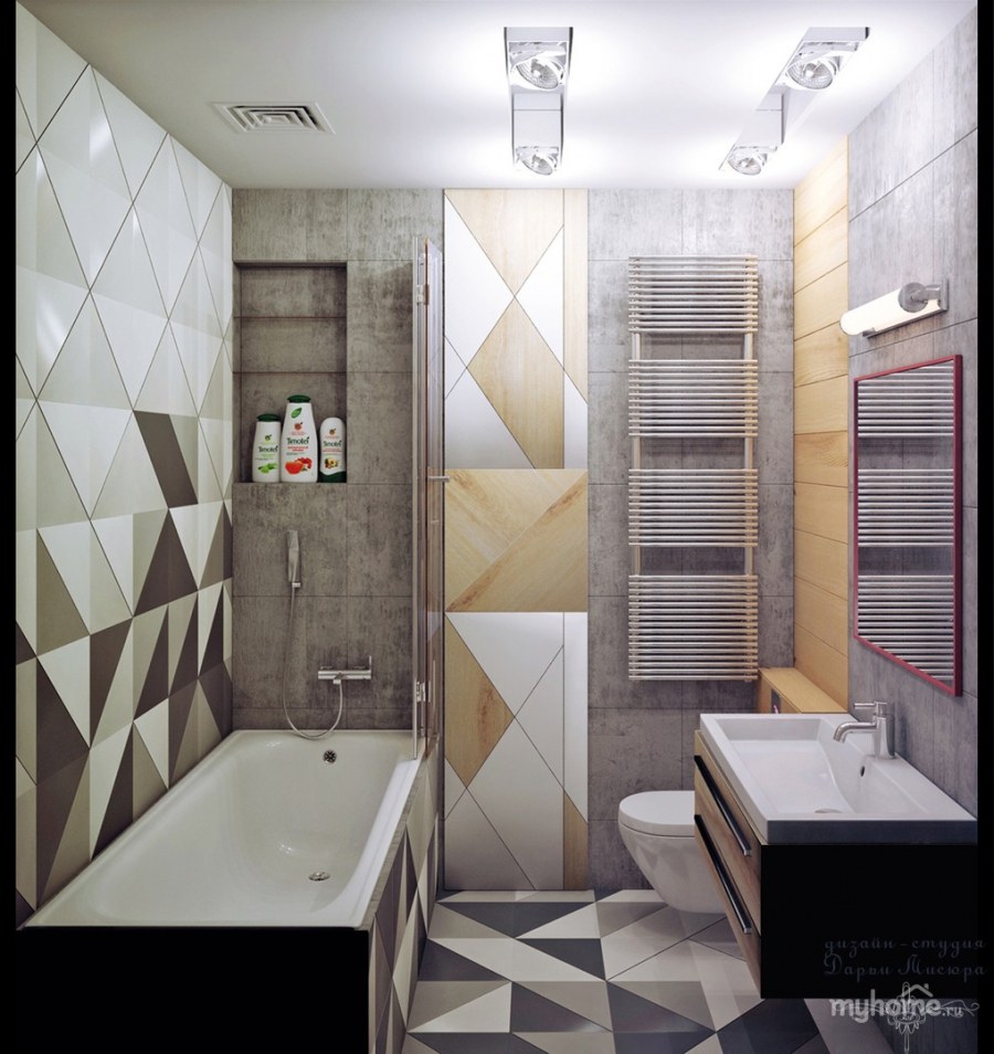 Проект ремонта спальни с 2 окнами