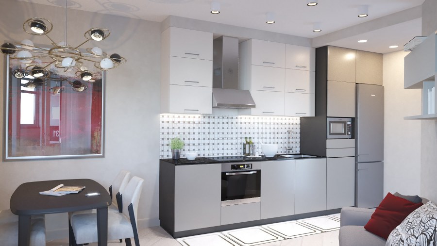 Маленькая квартира свободной планировки