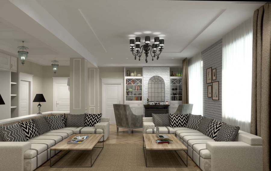 Частный интерьер Ленинский проспект 86